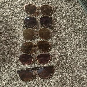 6 pairs of sunglasses